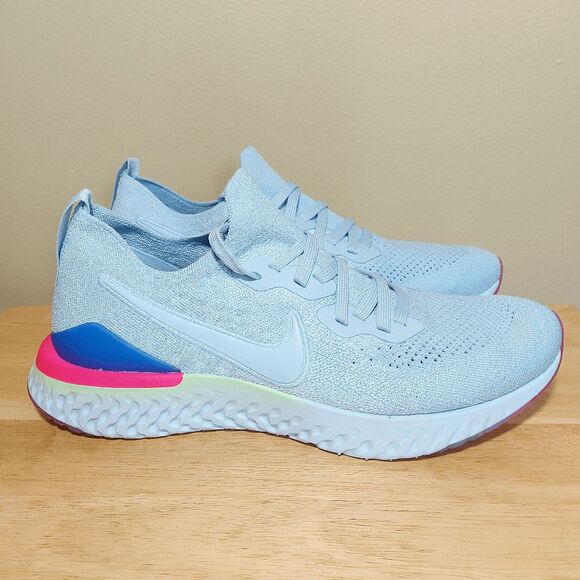 nike epic react flyknit 2 hydrogen blue